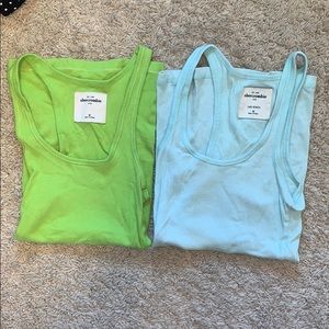 2 Abercrombie kids tank tops SOLD THE LIGHT BLUE M